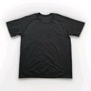 Lululemon Shirt Mens XXL Charcoal Metal Vent Tech Short Sleeve Workout Running